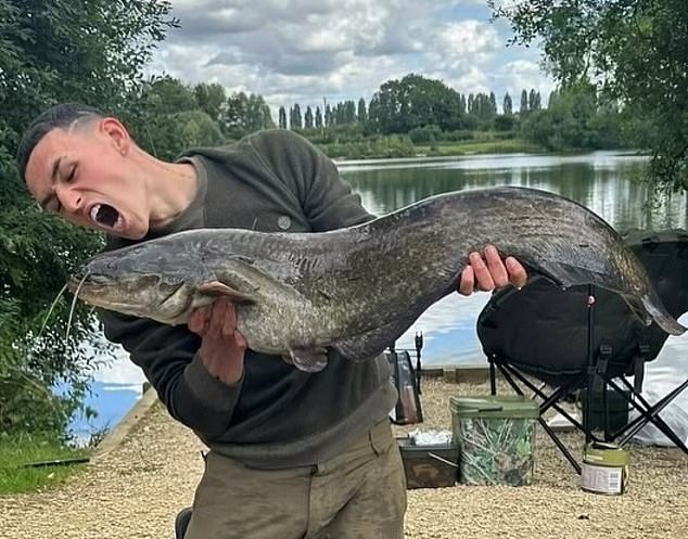 He said: 'I go to my local places and catch whatever. It's the buzz — whatever fishing I am doing I enjoy'