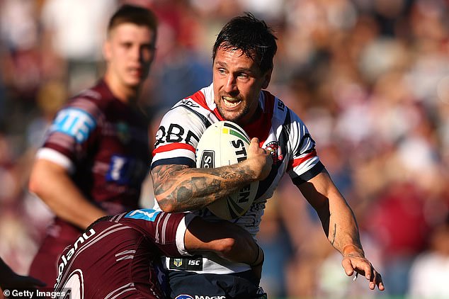 The former Roosters and Knights star had been battling a mystery injury in his first year of first grade but the pain went away after the cleansing had taken place