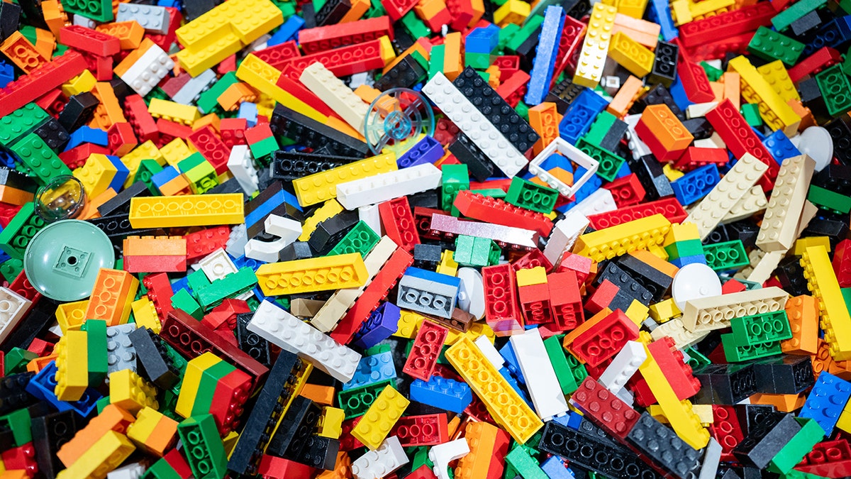 pile of lego bricks