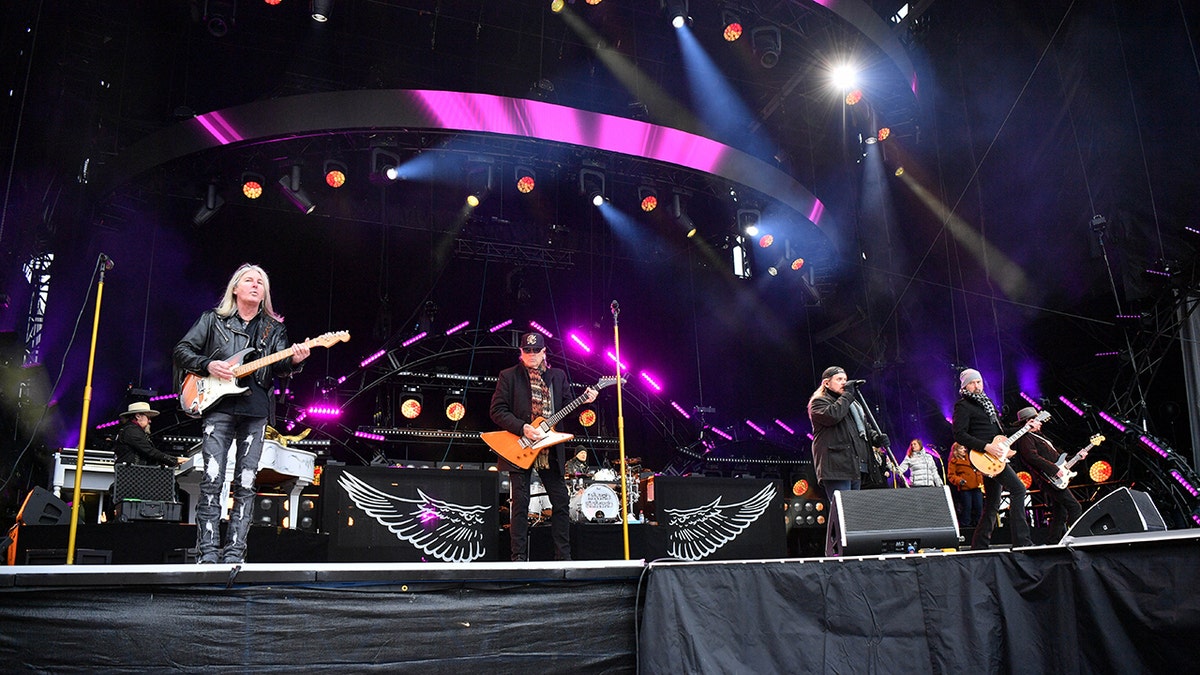 Lynyrd Skynyrd on stage