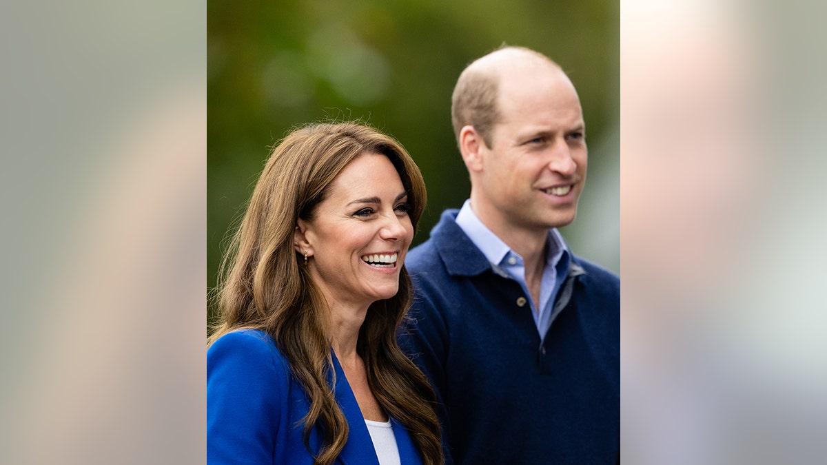 A photo of Kate Middleton and Prince William