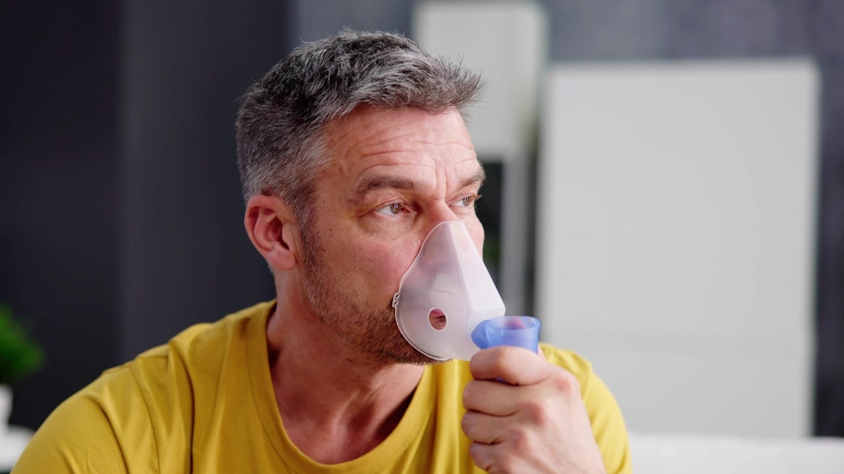 Man with asthma