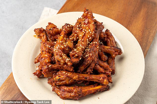 One customer was surprised when their jar of kimchi turned out to be pickled chicken feet (stock photo)