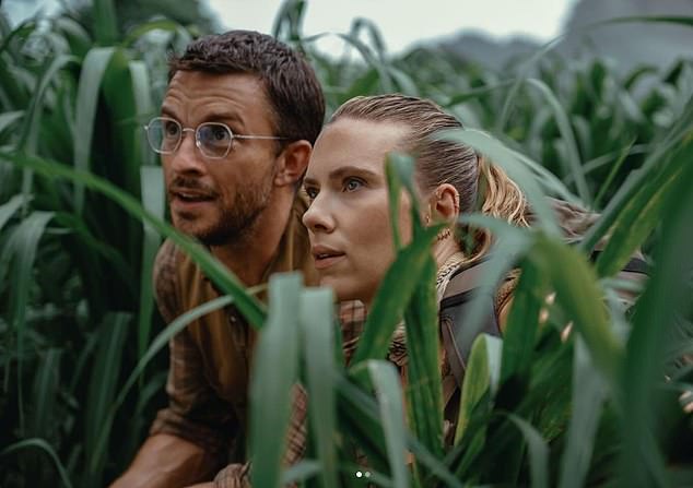 Johansson was seen for the first time in her new role in the Jurassic World movie with Jonathan Bailey, which would have been shot in either Thailand or island country of Malta, which were the first two shoot locations on the docket