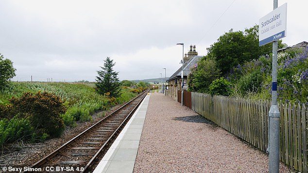 Above is Scotscalder station on the Inverness-Wick line. With just 124 passengers per year, it's Scotland's least-used railway station and the fifth least-used in Britain. Picture courtesy of Creative Commons licensing