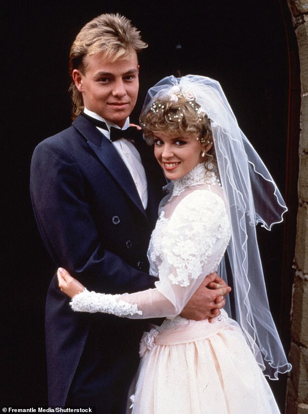 Insiders at Channel 10 say the decision to keep dropping new episodes of the beloved soap at the current rate came after an audience backlash. Industry blog TV Tonight reported on Tuesday that sources at the network had received angry 'feedback' from fans about their plans for the soap. Pictured: Kylie Minogue and Jason Donavan in a classic episode from 1988