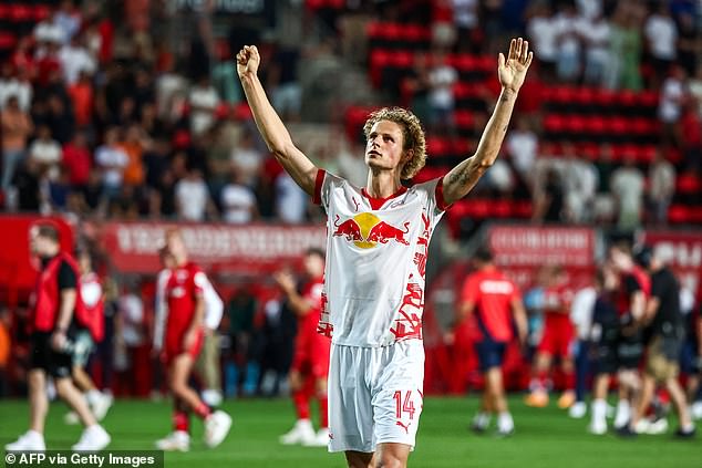 Daghim's Salzburg team-mate Maurits Kjaergaard has pedigree and exposure on his side