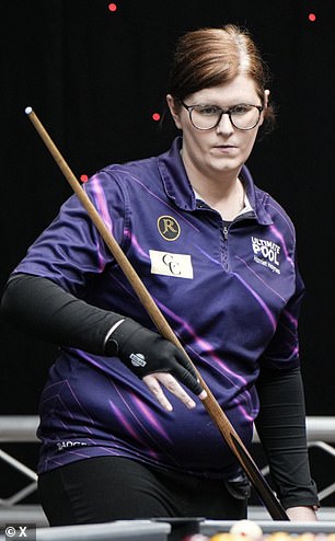 Trans woman Harriet Haynes (pictured) reached the finals after beating another transgender woman, Lucy Smith, in the semis