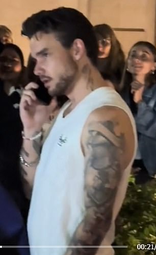 Liam Payne pictured in Argentina