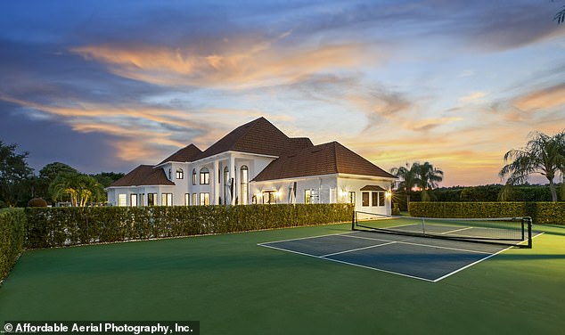 Chad Bishop, a realtor of One Sotheby's International Realty, told the outlet he liked the juxtaposition of the polo fields, the pool and the pickleball court, offering something for people of all ages