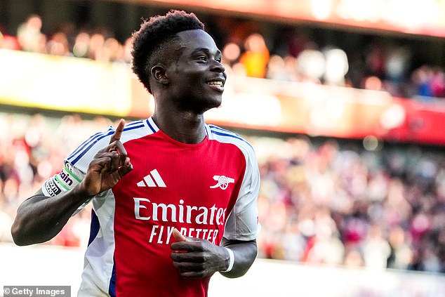 The Gunners star has made an electric start to the season, scoring twice and assisting seven