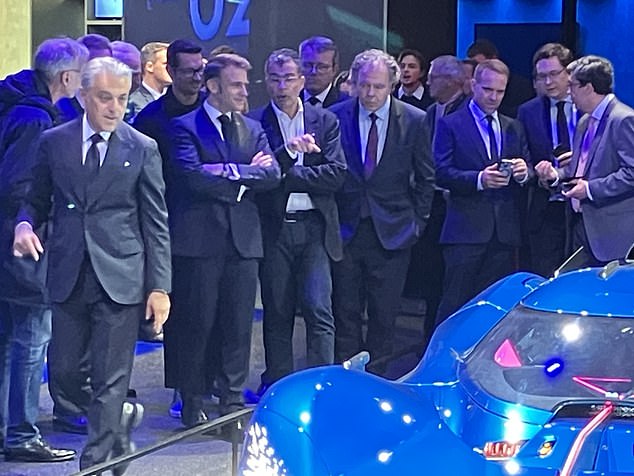 Looking ahead: Emmanuel Macron at this week's Paris Motor Show