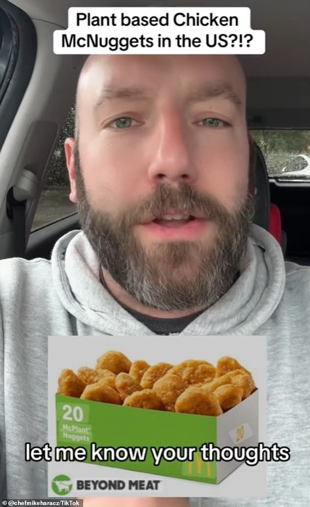 'Reason number one, plant based foods at McDonald's don't actually sell very well,' he revealed