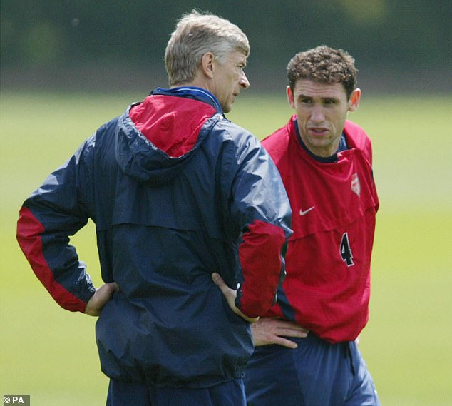 Wenger was obsessed with his players always having tracksuit tops with them to avoid catching a chill