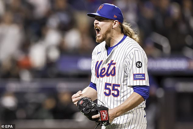 Reliever Ryne Stanek struck out four batters to earn the win for the Mets on Friday night