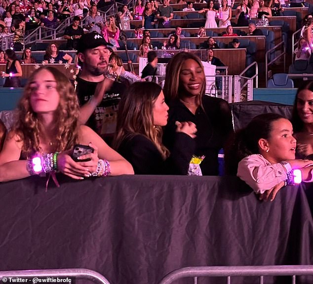 Tennis icon Serena Williams was also seen at the show taking place in Miami, Florida