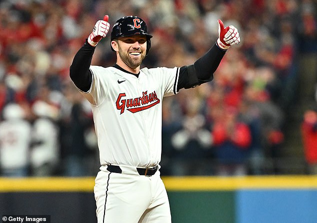 David Fry, the hero of Game 3, tied this ballgame after his hit forced an error from the Yankees