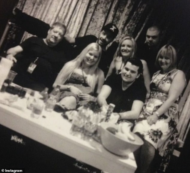 Another picture shared by Ruth on her Instagram shows Liam and Ruth posing with other members of their family