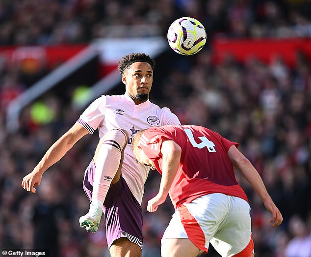 'It was dry blood,' ten Hag said. 'So it was already treated and just dry blood so none of us understood why he was sent off'