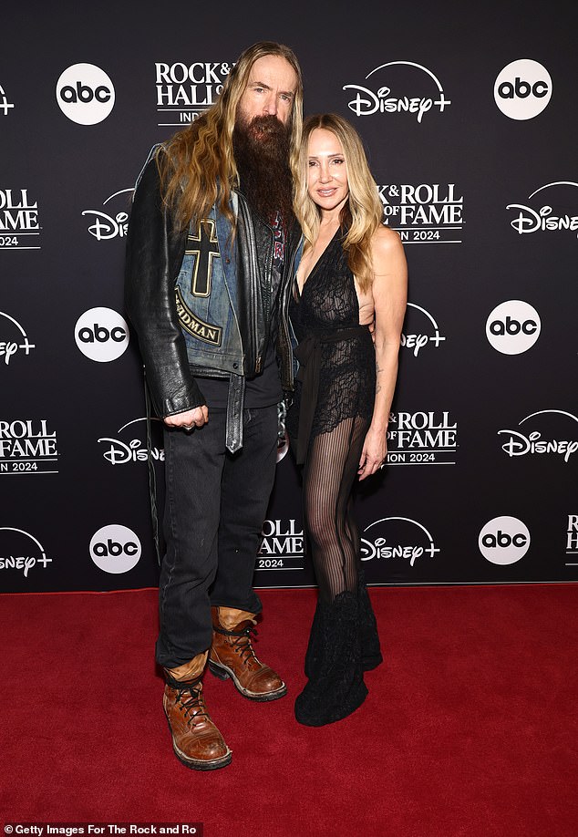 Zakk Wylde and his wife Barbaranne Wylde were also present at the star-studded event. The musician, who is best known for being the lead guitarist for Ozzy Osbourne, donned a grungy denim and leather jacket. Meanwhile, his wife, who is also his manager, put on a sultry display in a lace teddy paired with sheer, bellbottom pants