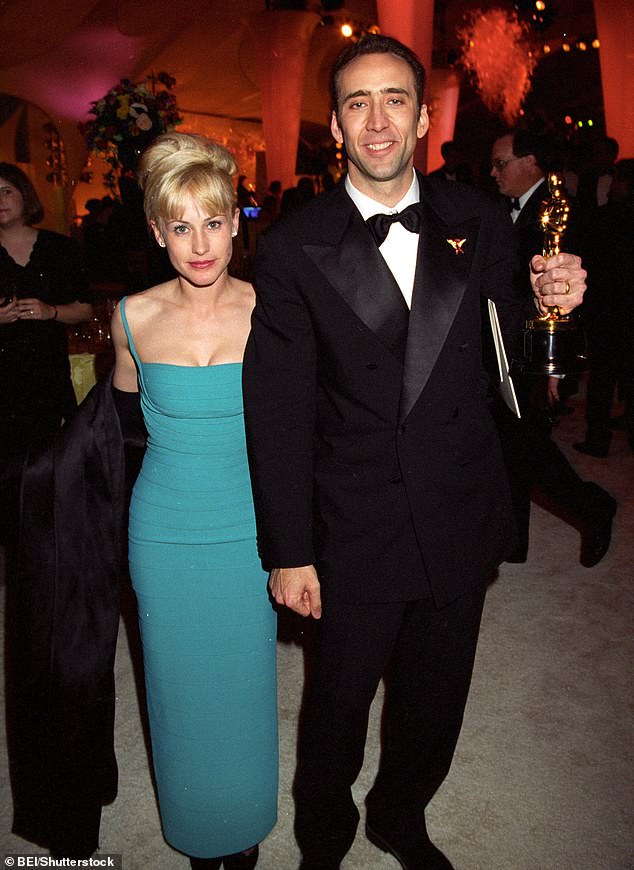 Nicolas went on to marry his first wife Patricia Arquette, now 56, in April 1995. The couple divorced in May 2001; they are seen in 1996