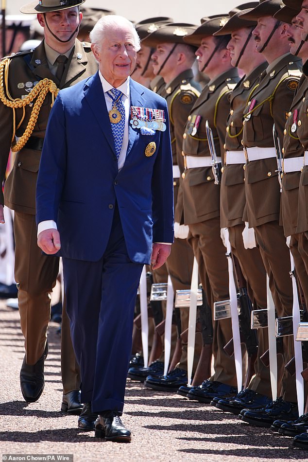 Monday is the second day of his royal visit to Australia and Samoa