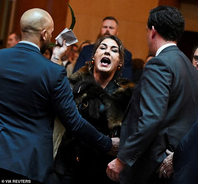 Senator Lidia Thorpe, 51, launched a foul-mouthed tirade at the King during his visit to Parliament House