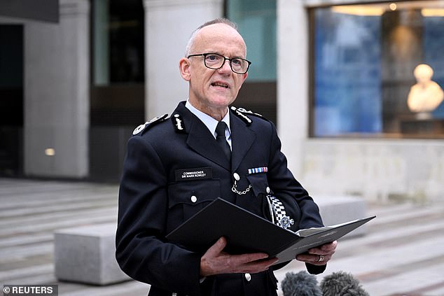 Metropolitan Police Commissioner Mark Rowley said the ‘system holding police to account is broken’ after firearms officer Martyn Blake was put on trial for murder because he shot motorist Chris Kaba