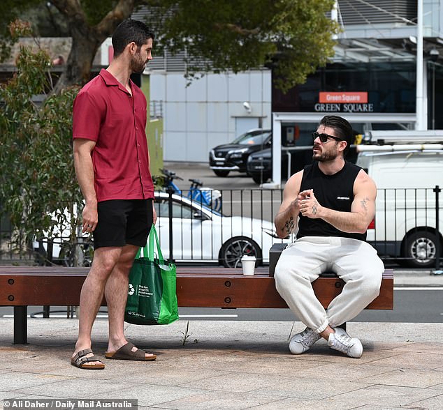 Earlier in the day, grooms Paul Antoine and Ryan were spotted among the public crowd at Green Square, blending in as they eagerly awaited the Queen’s arrival