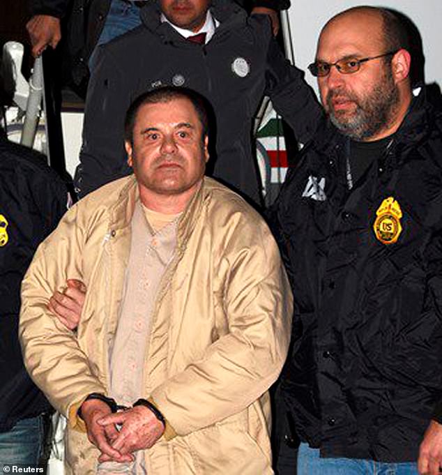 El Chapo's (pictured) son's have taken over the running of the Sinaloa Cartel after the latter's extradition to the US in 2017