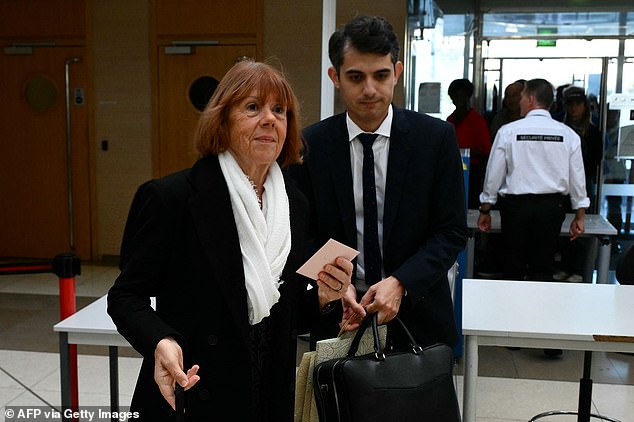 Dressed as elegantly as ever Mrs Pelicot nodded to supporters and thanked one who gave her a good luck card as she made her way through the crowds to the courtroom