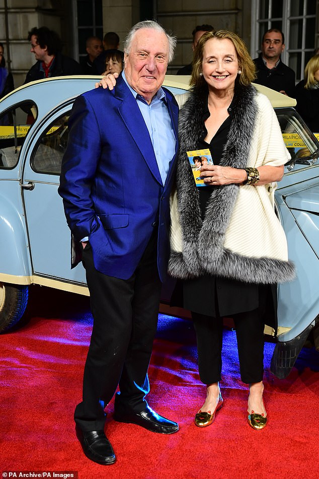 Forsyth and partner Sandy Molloy attending the world premiere of The Time of Their Lives at Curzon Mayfair