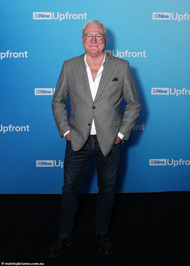 The Block's host Scotty Cam also showed his support for his network as he stepped out at Upfronts ahead of the channel's exciting scheduling program being revealed