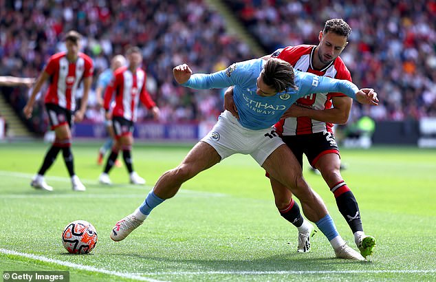 Baldock also put on a command performance against £100m-man Jack Grealish in the FA Cup