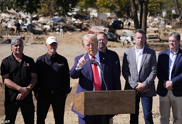 Republican presidential nominee former President Donald Trump visited North Carolina in the wake of Hurricane Helene. This storm could have a strong influence on the 2024 election