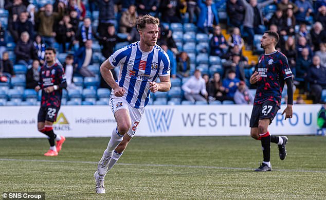 Marley Watkins netted the only goal during last weekend's victory over Rangers at Rugby Park