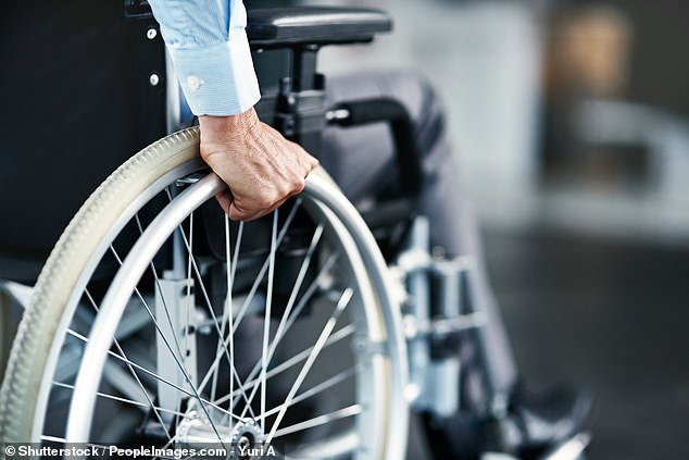 He was told that after one month, he would lose the ability to walk and, after the second month, he wouldn't be able to sit in a wheelchair (stock image)