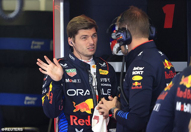 Championship leader Max Verstappen also struggled with engine problems in practice