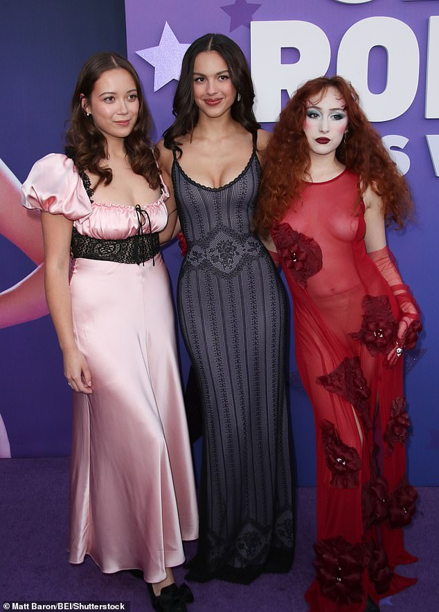 Olivia and Chappell struck a pose with Icelandic singer Laufey, whom Olivia wrote a gushing tribute to for Time100 Next 2024 , a roundup of rising talent