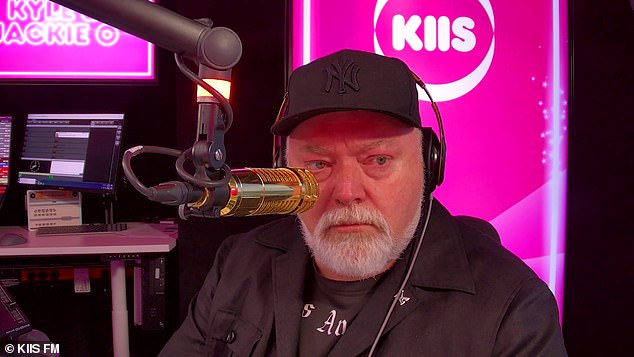 As Jackie made her heartfelt admission, a shocked Kyle Sandilands revealed he had 'no idea' about his co-host's secret