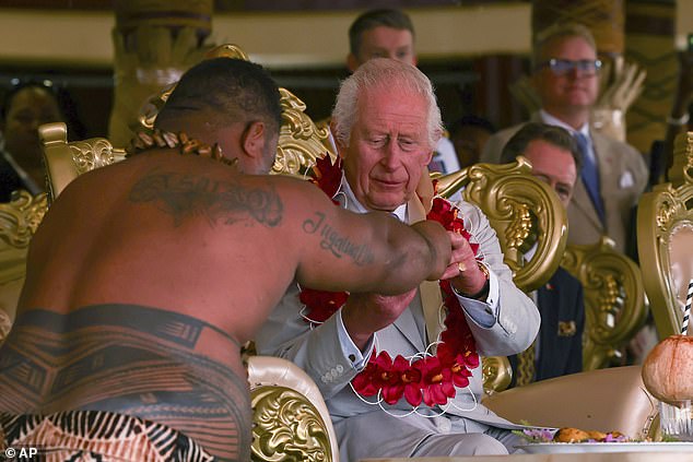 King Charles said he will 'always remain devoted to this part of the world' as he bid farewell to Samoa