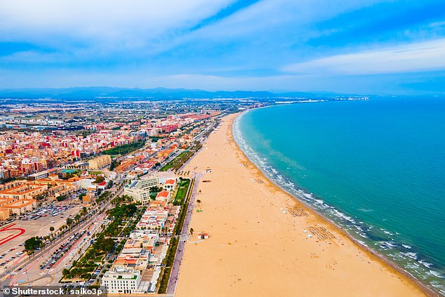 The picture above shows just why Valencia was voted Britons' favourite European coastal destination