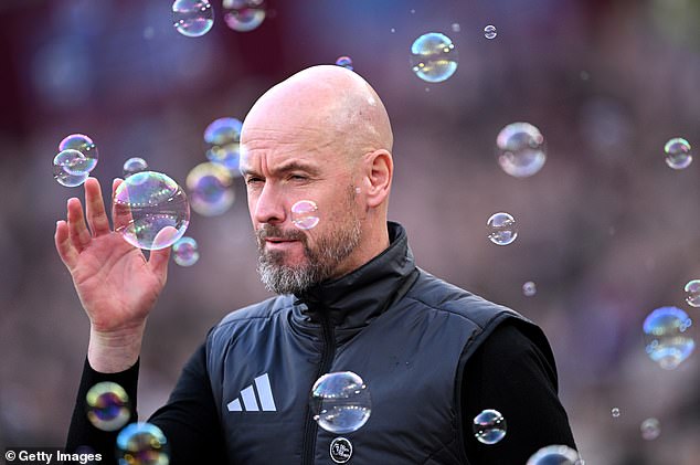 Ten Hag was in charge for two-and-a-half years and departs after winning two trophies