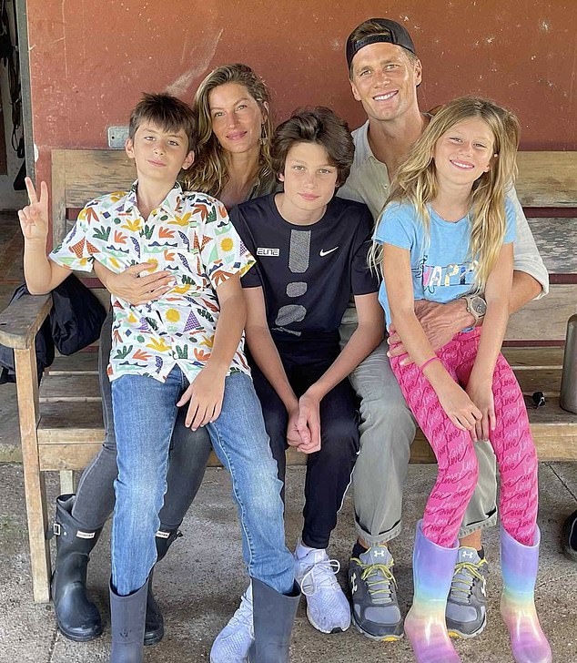 The supermodel, 44, is already mom to son Benjamin, 14, and daughter Vivian, 11 from her marriage to NFL star ex Tom Brady