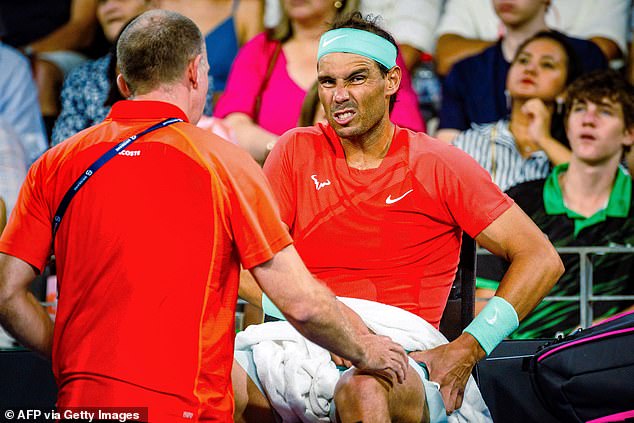 The Australian star also pointed to Spanish great Rafael Nadal who has also battled injury