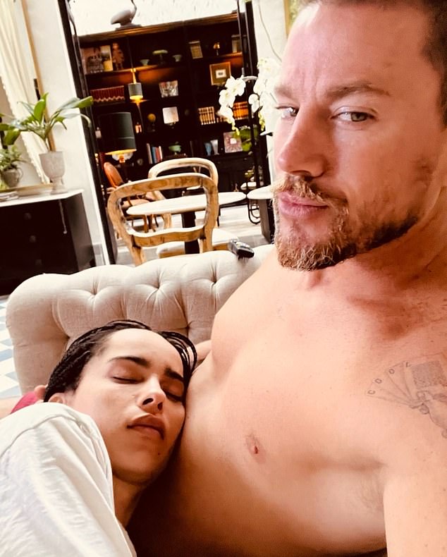 After their split became public, a final social media post of the two together came under scrutiny. In a September 3 photo, Channing posed shirtless while Zoë snoozed on his chest