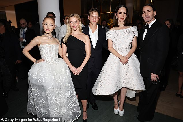 Other A-listers at the glamorous gala include Ariana Grande, Sarah Paulson and Marc Jacobs each showing off their unique styles