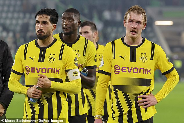 Dortmund have reportedly now placed Emre Can (left) and Julian Brandt (right) up for sale