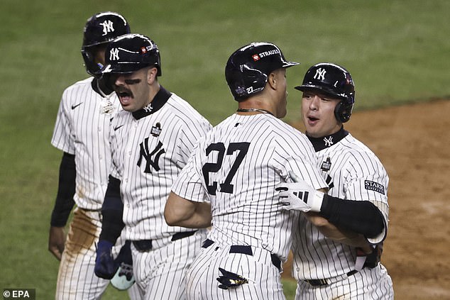 The Yankees went from being down 2-0 to winning 11-4, forcing a Game 5 on Wednesday