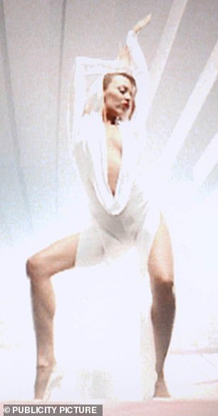 Kylie in her 2001 Can't Get You Out Of My Head video